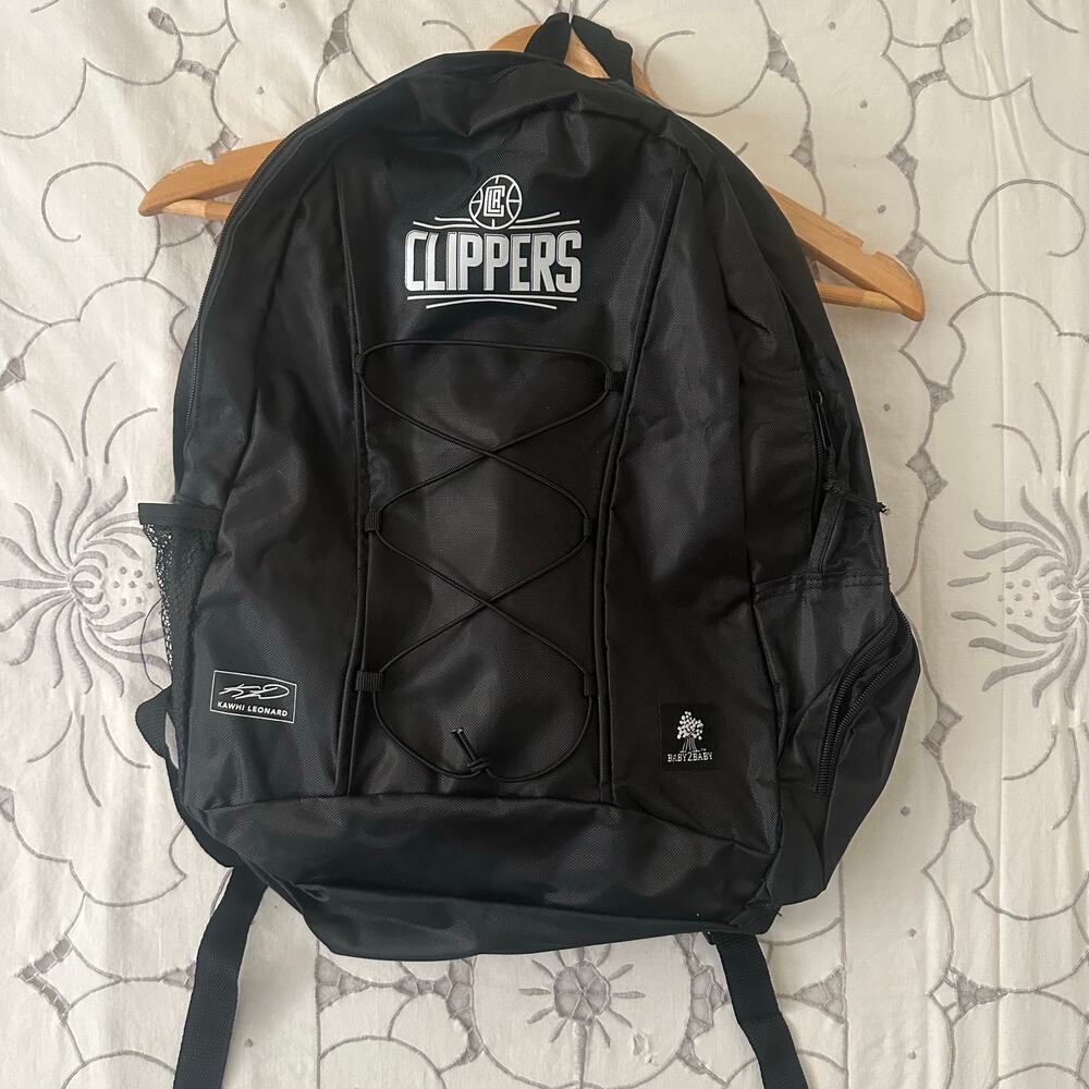 🏀 Los Angeles Clippers Black Backpack Kawhi Leonard NBA